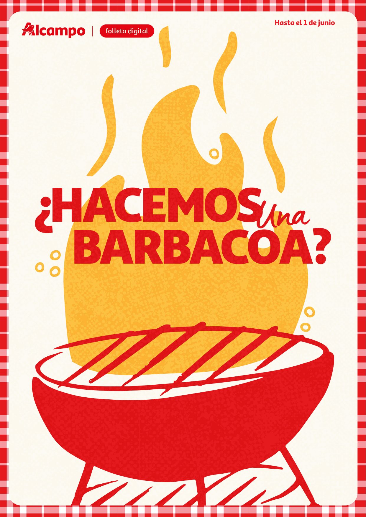 Portada Folleto Alcampo · BBQ Especial Barbacoa