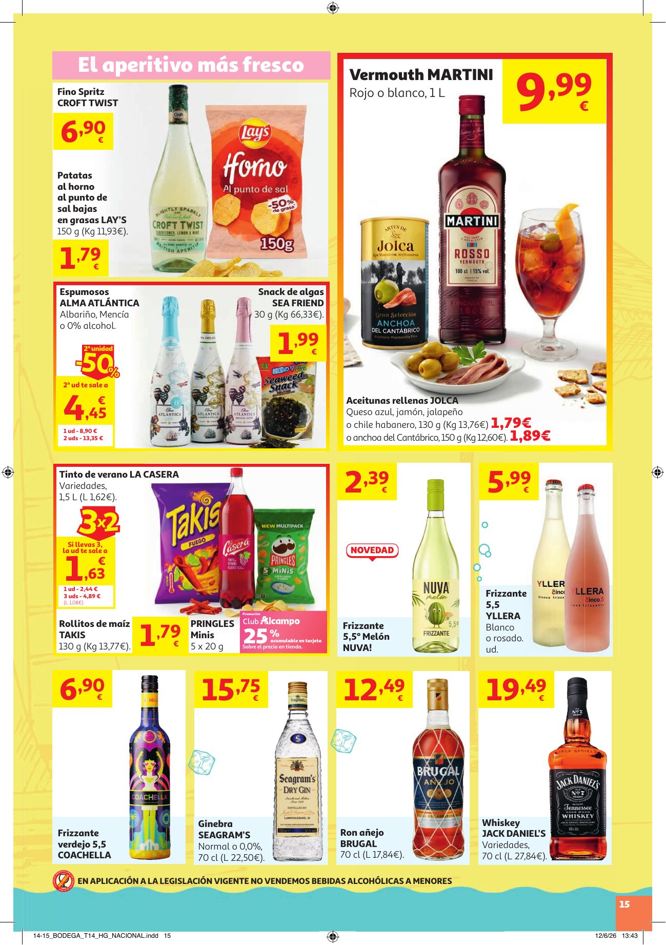 Folleto Alcampo · Vino el Verano — Página 15