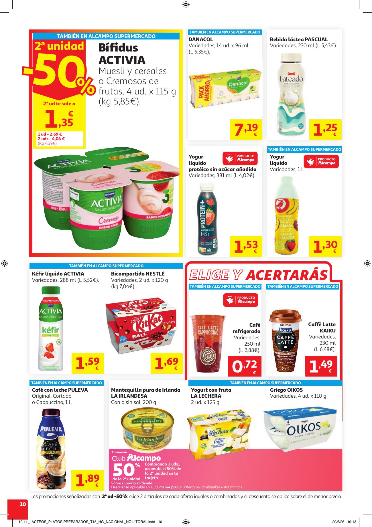 Folleto Alcampo · NO Litoral Verano Frutal — Página 10