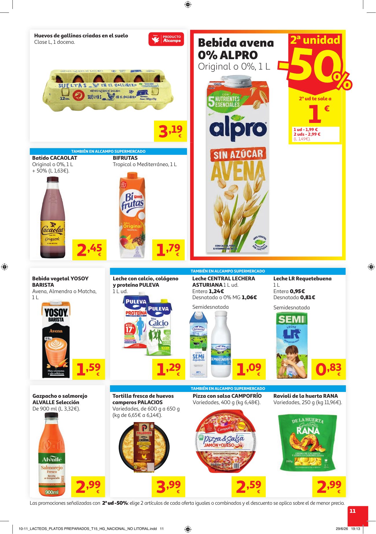 Folleto Alcampo · NO Litoral Verano Frutal — Página 11