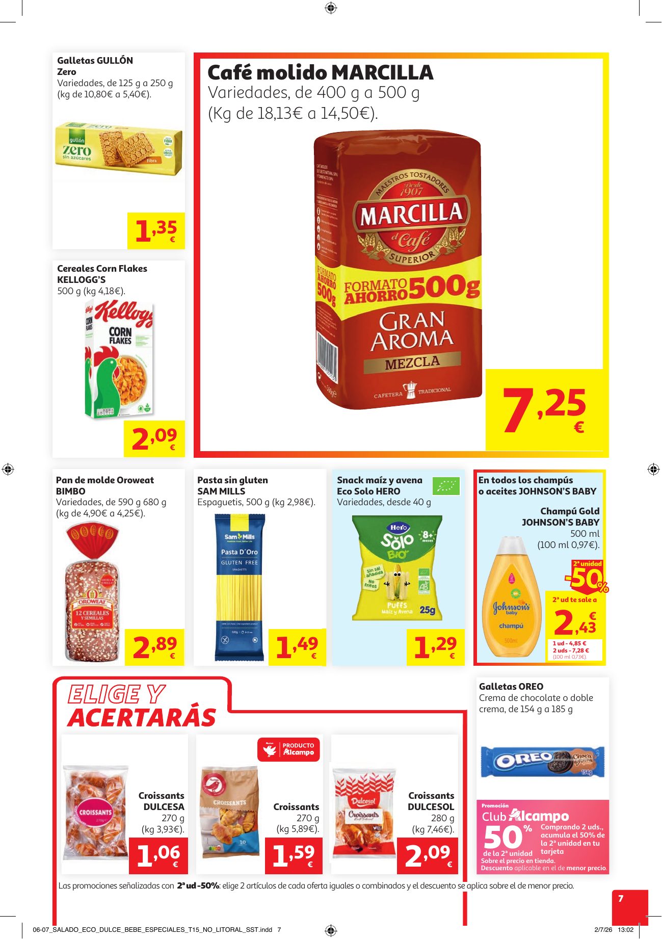 Folleto Alcampo · Litoral Catalan Verano Frutal — Página 7