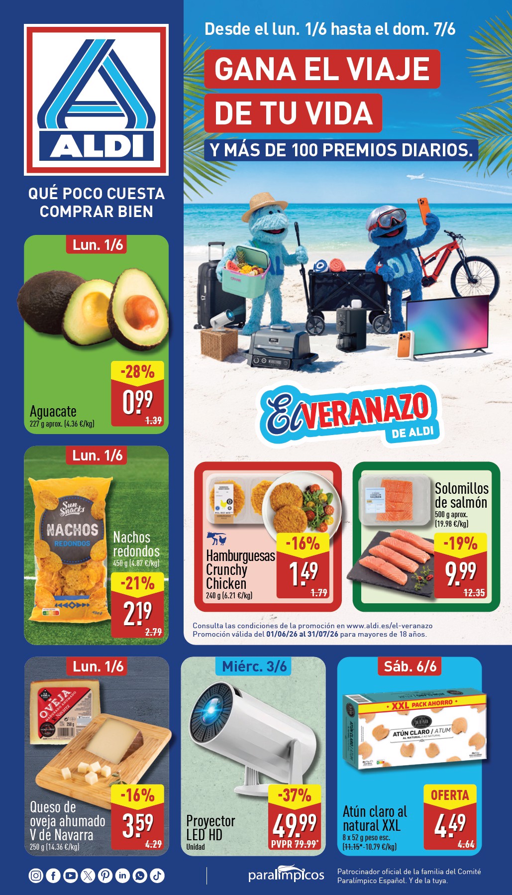 Portada Folleto Aldi · 1 de junio de 2026 – 7 de junio de 2026