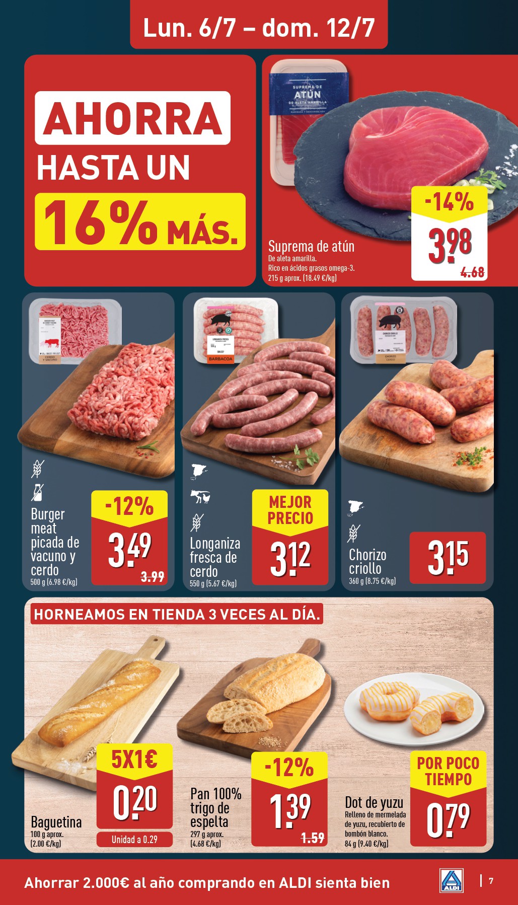 Folleto Aldi · 6 de julio de 2026 – 12 de julio de 2026 — Página 7