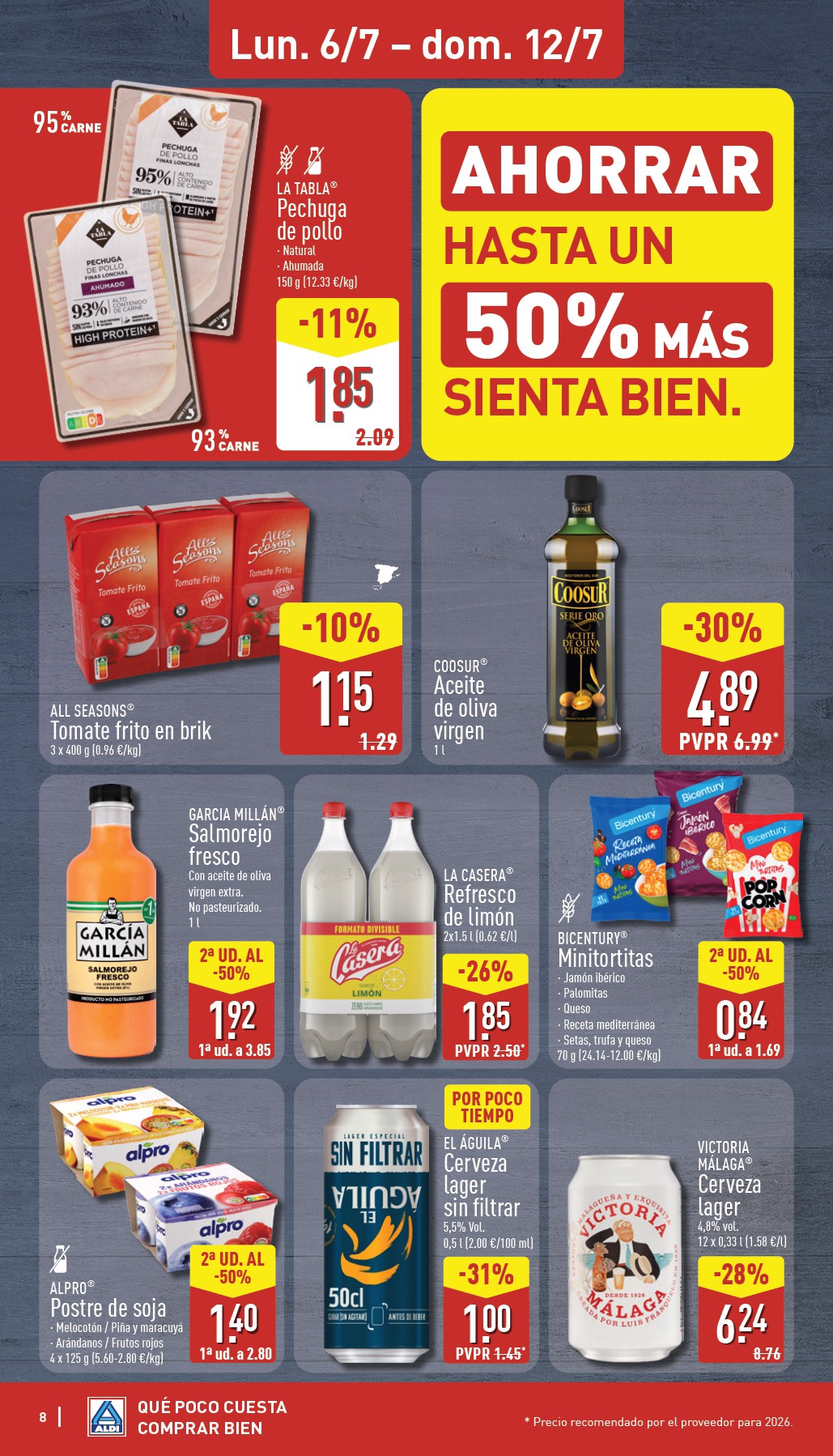 Folleto Aldi · 6 de julio de 2026 – 12 de julio de 2026 — Página 8