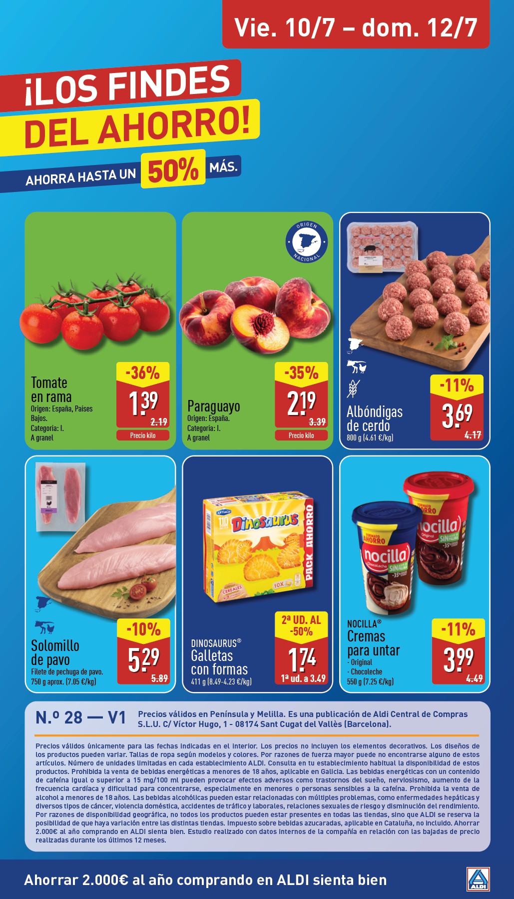Folleto Aldi · 6 de julio de 2026 – 12 de julio de 2026 — Página 28