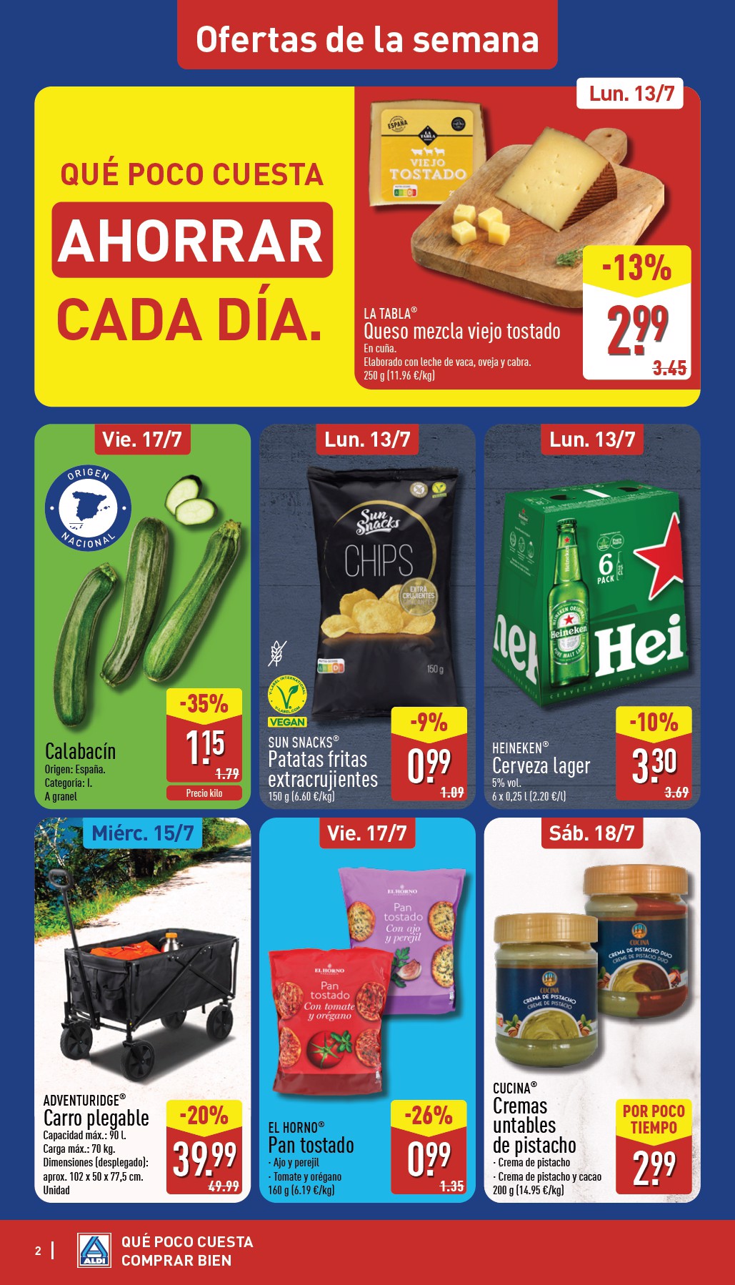 Folleto Aldi · 13 de julio de 2026 – 19 de julio de 2026 — Página 2