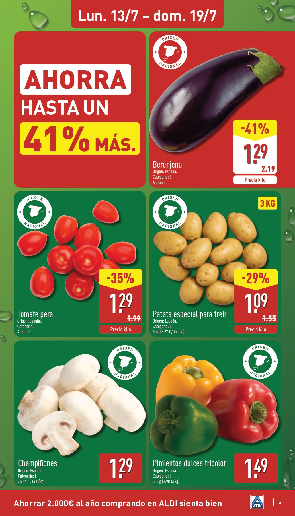 Folleto Aldi · 13 de julio de 2026 – 19 de julio de 2026 — Página 5