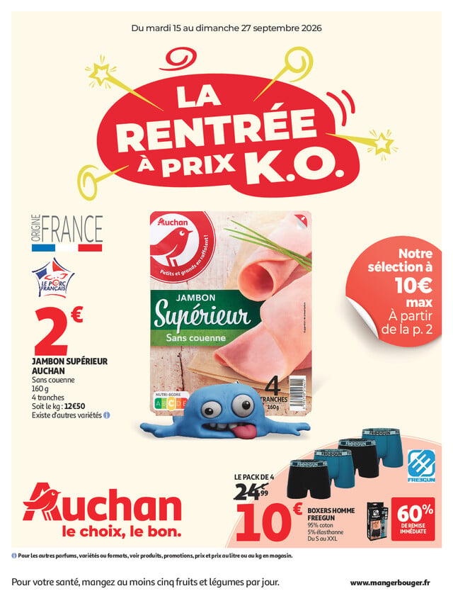 Catalogue Auchan · du 15 septembre 2026 au 27 septembre 2026