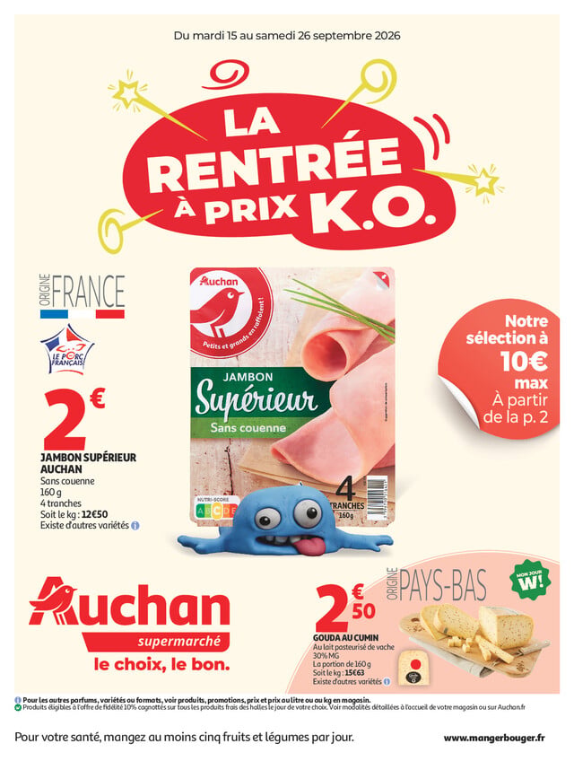 Catalogue Auchan · du 15 septembre 2026 au 26 septembre 2026