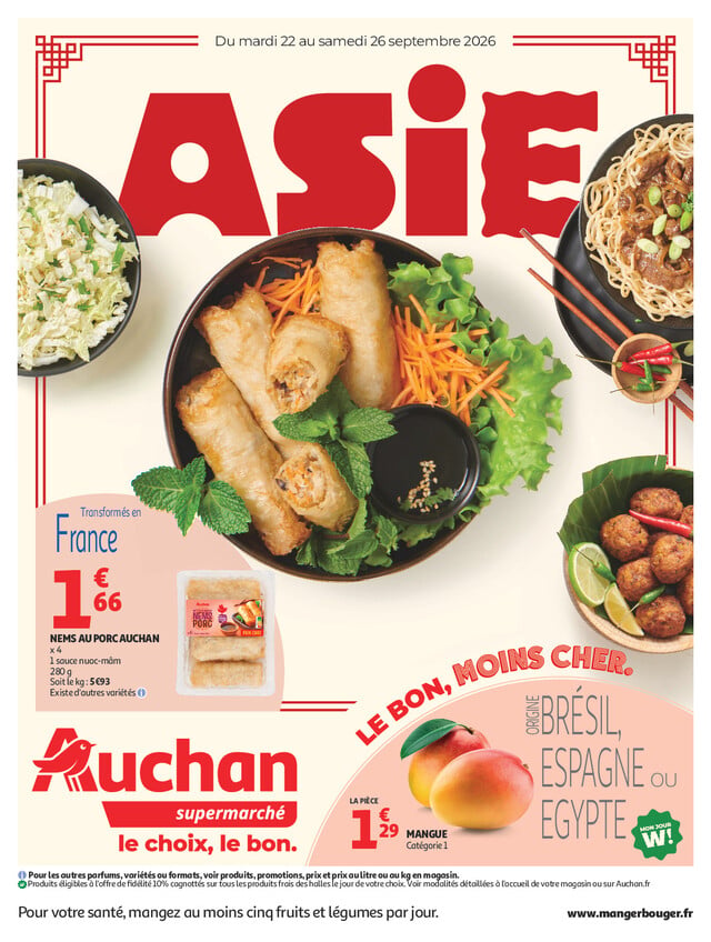 Catalogue Auchan · du 22 septembre 2026 au 26 septembre 2026