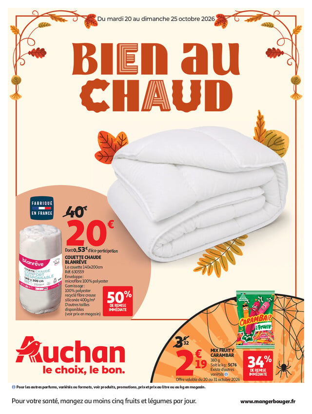 Catalogue Auchan · du 20 octobre 2026 au 25 octobre 2026