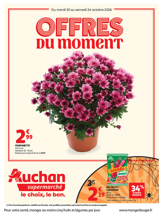 Catalogue Auchan · du 20 octobre 2026 au 24 octobre 2026
