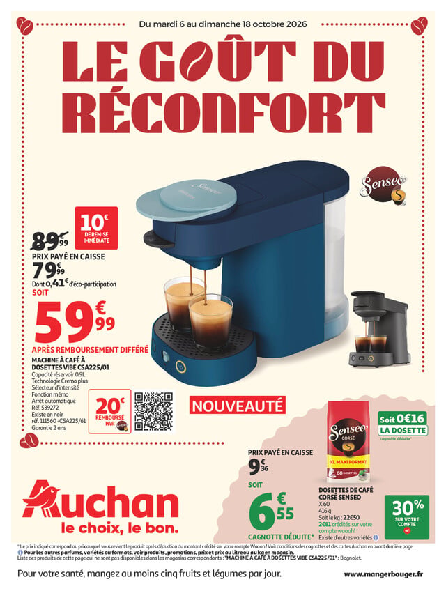 Catalogue Auchan · du 6 octobre 2026 au 18 octobre 2026