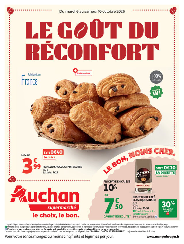 Catalogue Auchan · du 6 octobre 2026 au 10 octobre 2026