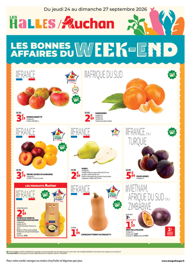 Catalogue Auchan · du 24 septembre 2026 au 27 septembre 2026