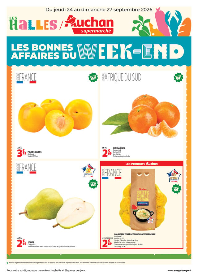 Catalogue Auchan · du 24 septembre 2026 au 27 septembre 2026