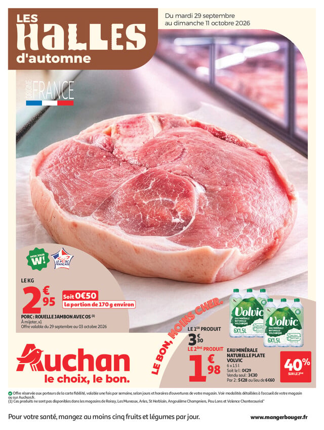 Catalogue Auchan · du 29 septembre 2026 au 11 octobre 2026