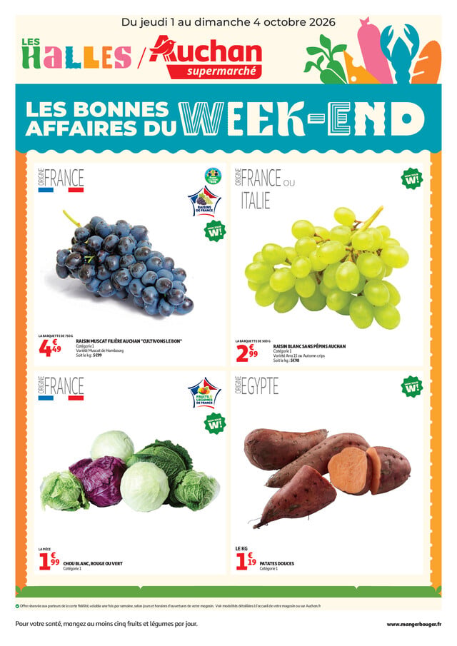 Catalogue Auchan · du 1 octobre 2026 au 4 octobre 2026