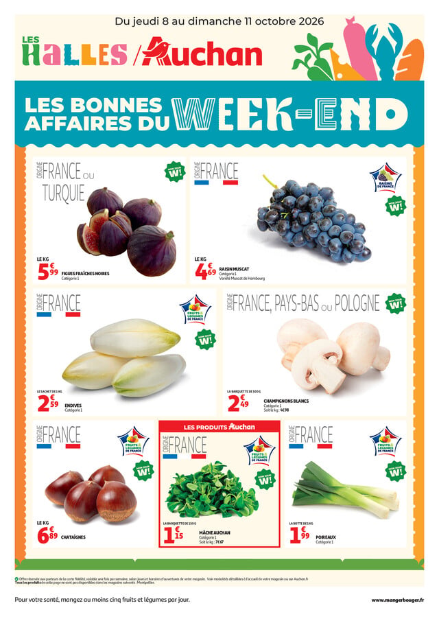 Catalogue Auchan · du 8 octobre 2026 au 11 octobre 2026