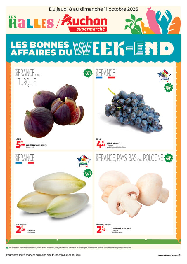Catalogue Auchan · du 8 octobre 2026 au 11 octobre 2026