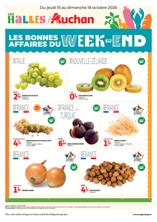 Catalogue Auchan · du 15 octobre 2026 au 18 octobre 2026