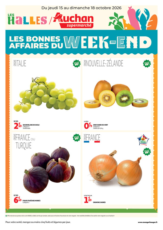Catalogue Auchan · du 15 octobre 2026 au 18 octobre 2026