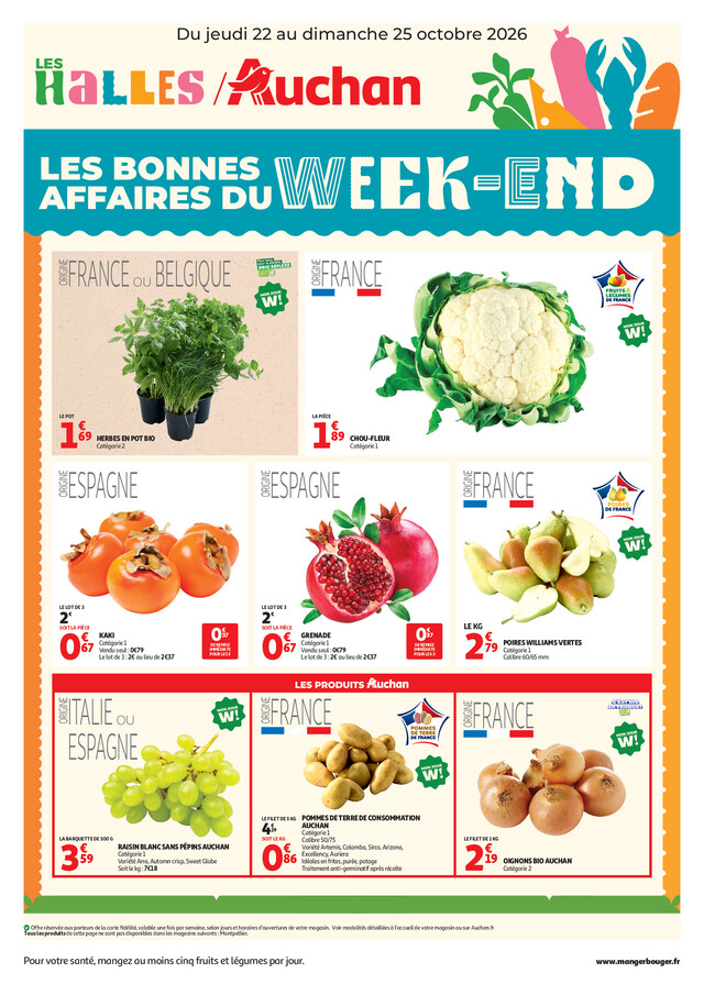 Catalogue Auchan · du 22 octobre 2026 au 25 octobre 2026