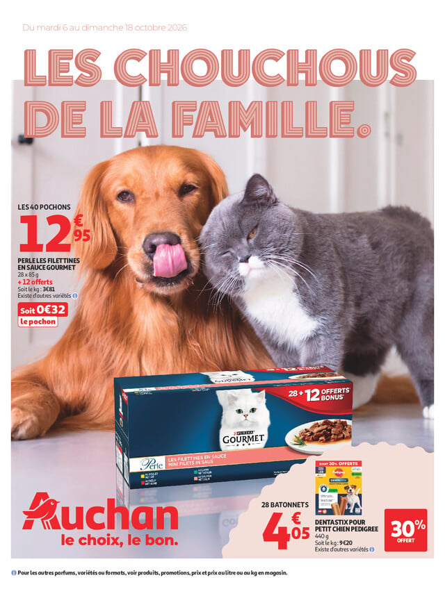 Catalogue Auchan · du 6 octobre 2026 au 18 octobre 2026