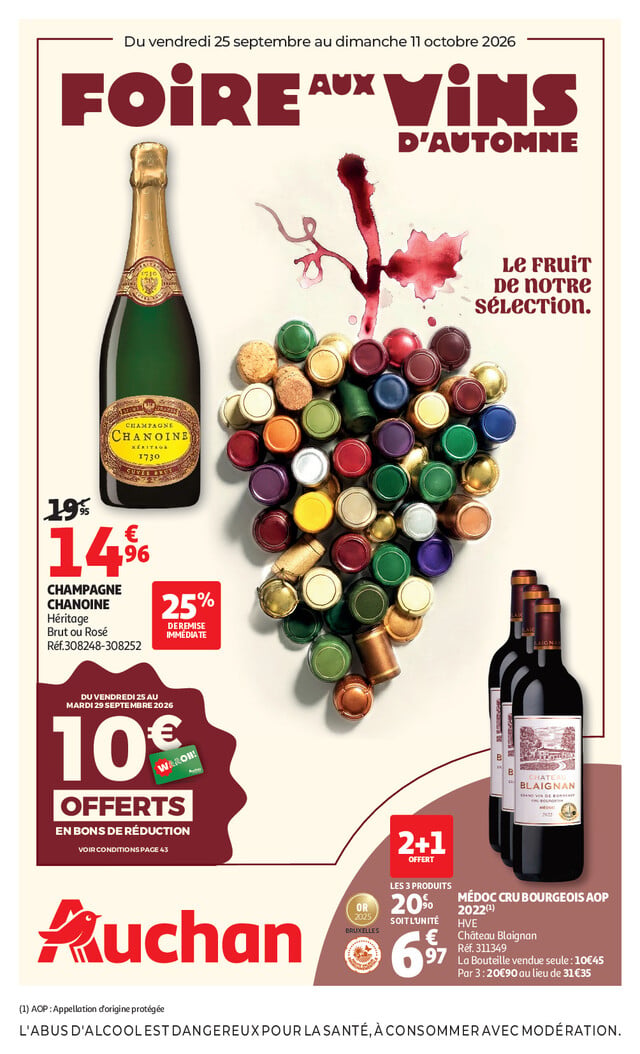 Catalogue Auchan · du 25 septembre 2026 au 11 octobre 2026