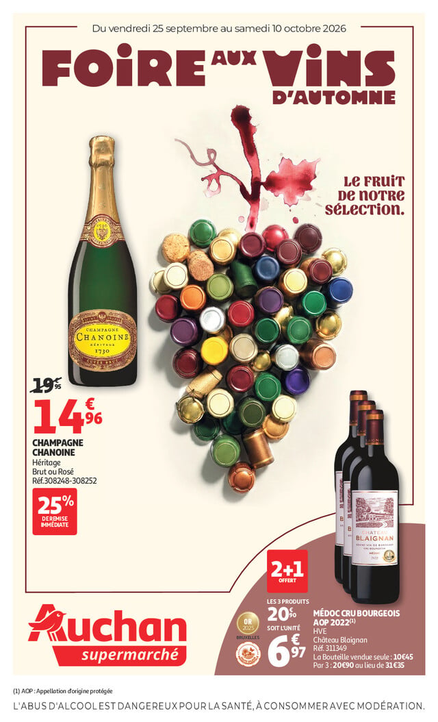 Catalogue Auchan · du 25 septembre 2026 au 11 octobre 2026