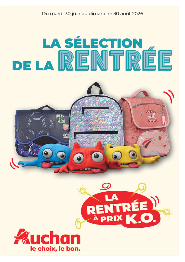 Catalogue Auchan · du 30 juin 2026 au 30 août 2026
