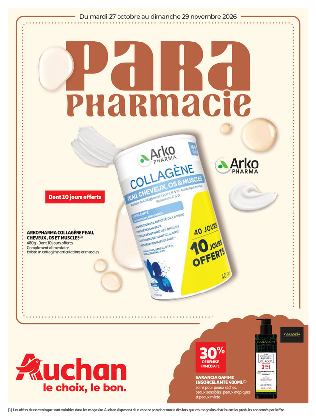 Catalogue Auchan · du 27 octobre 2026 au 29 novembre 2026