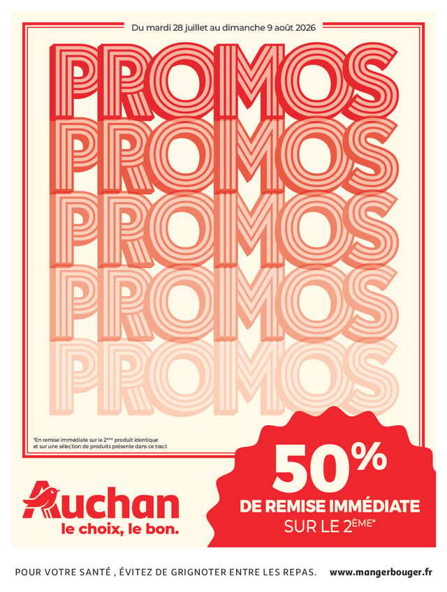 Catalogue Auchan · du 28 juillet 2026 au 9 août 2026