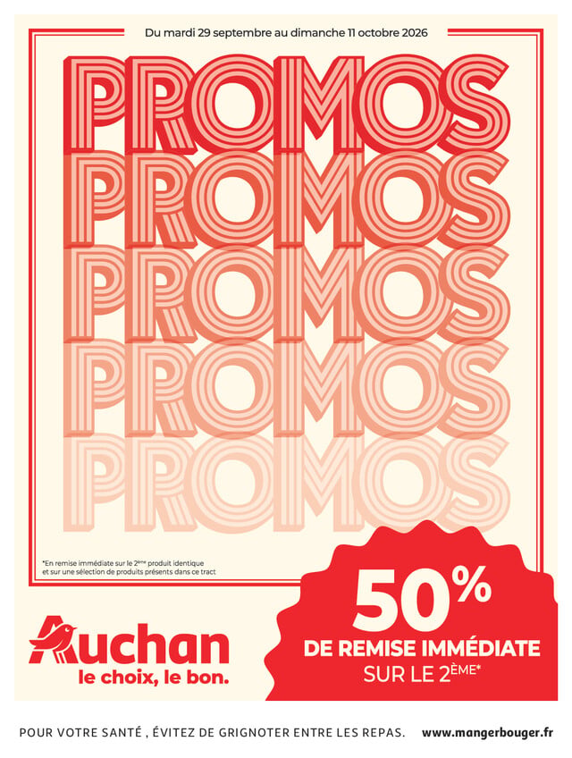 Catalogue Auchan · du 29 septembre 2026 au 11 octobre 2026