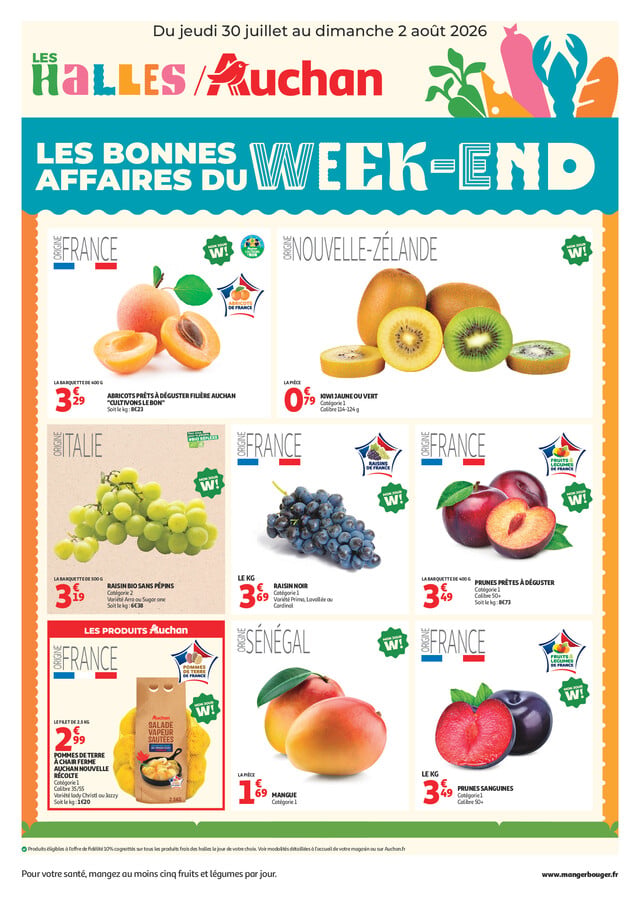 Catalogue Auchan · du 30 juillet 2026 au 2 août 2026