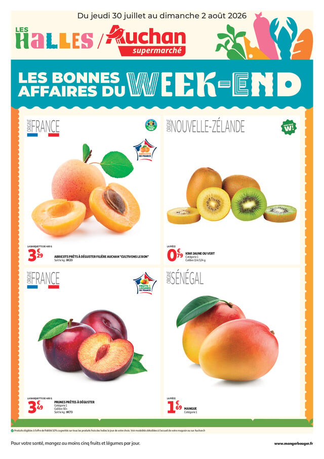 Catalogue Auchan · du 30 juillet 2026 au 2 août 2026