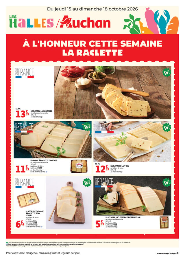 Catalogue Auchan · du 15 octobre 2026 au 18 octobre 2026