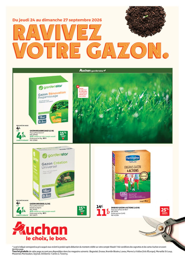 Catalogue Auchan · du 24 septembre 2026 au 27 septembre 2026