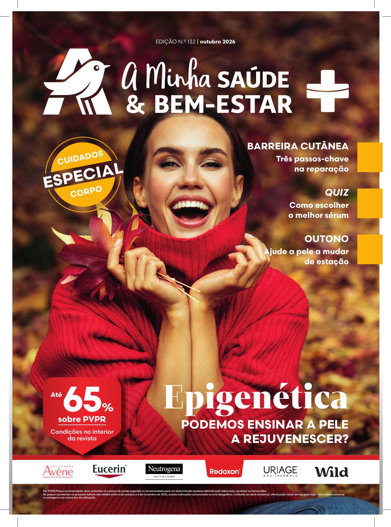 Capa do folheto Auchan · 4 de outubro a 3 de novembro de 2026