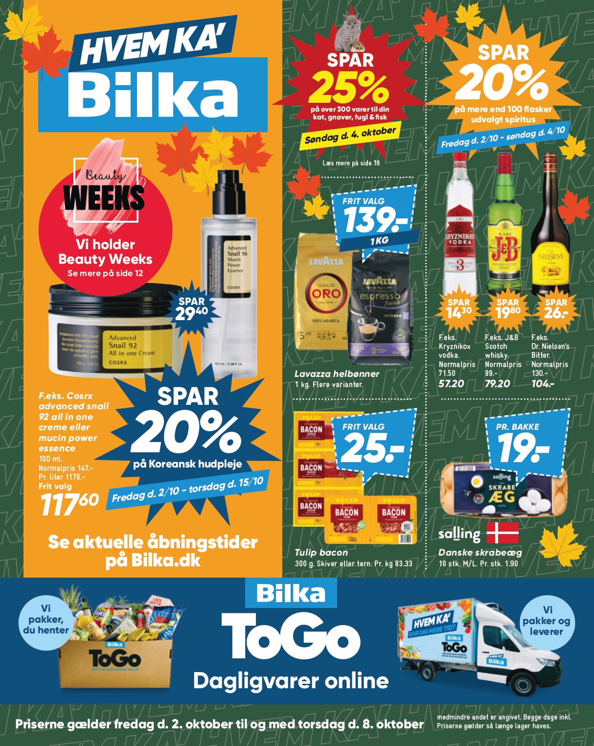 Bilka Avisen · 2.–8. oktober 2026