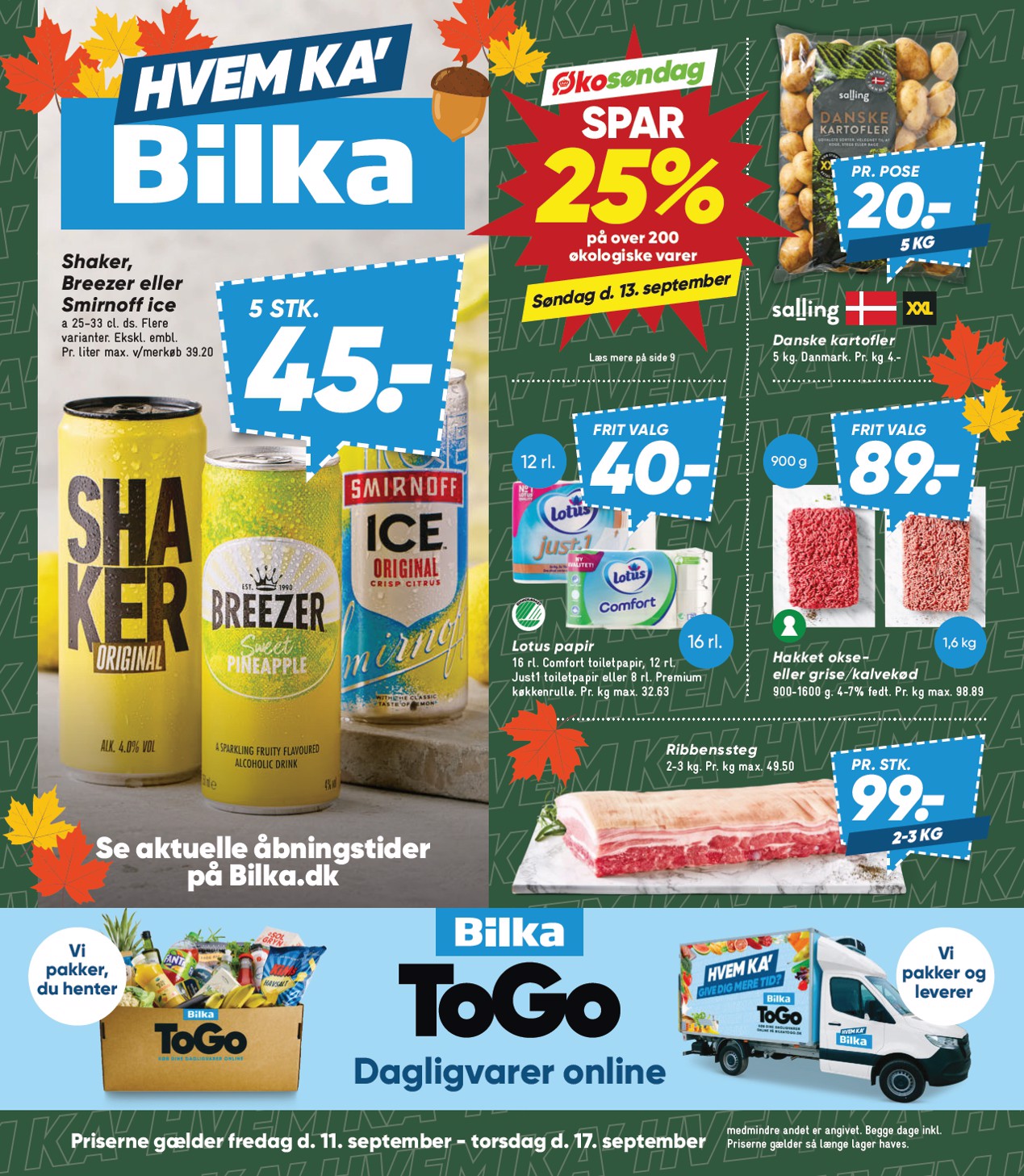 Bilka Avisen · 11.–17. september 2026