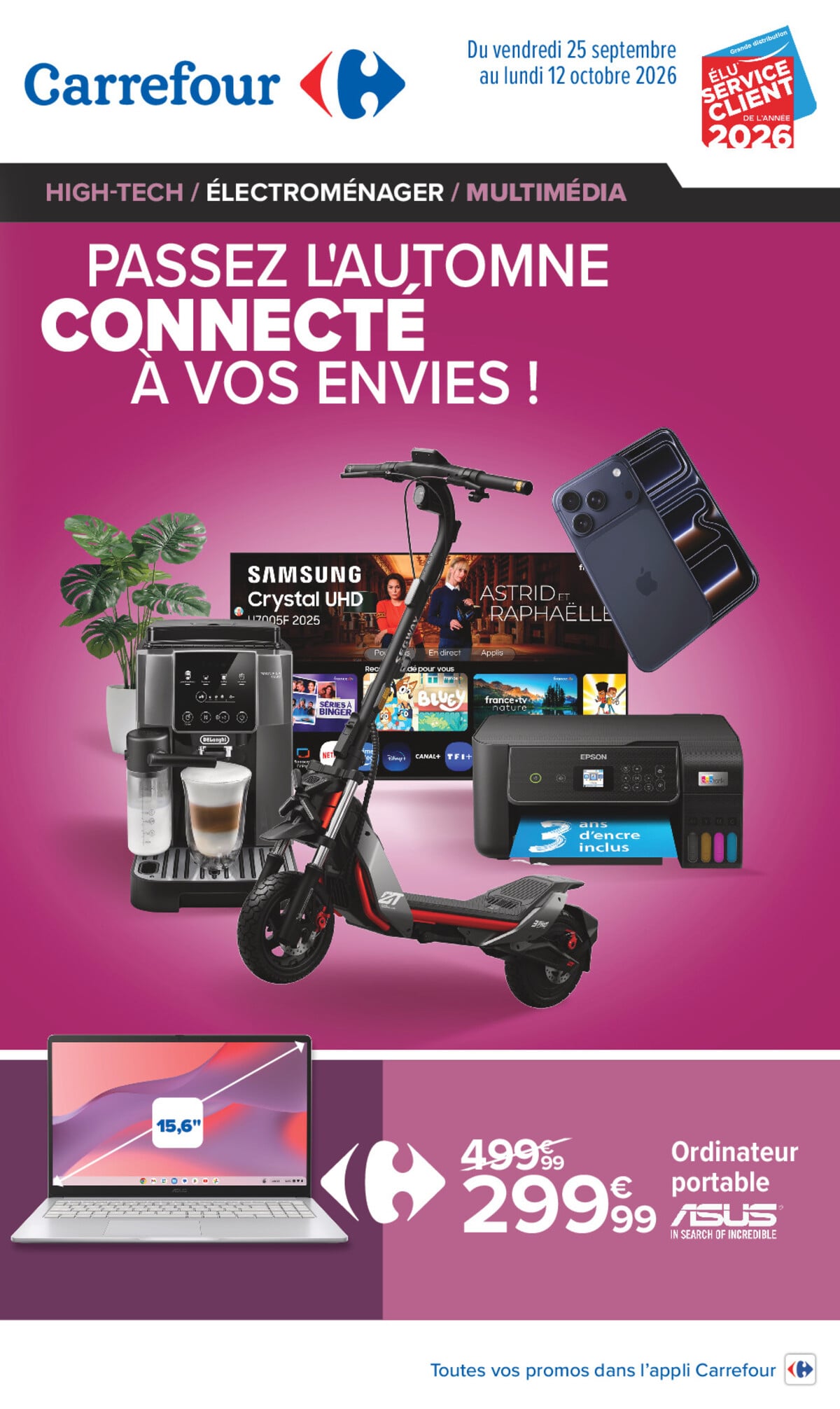 Catalogue Carrefour · Passez L'Automne Connecté À Vos Envies !