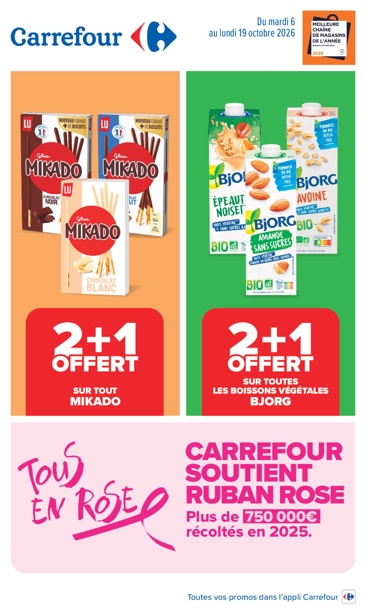 Catalogue Carrefour · Octobre Rose