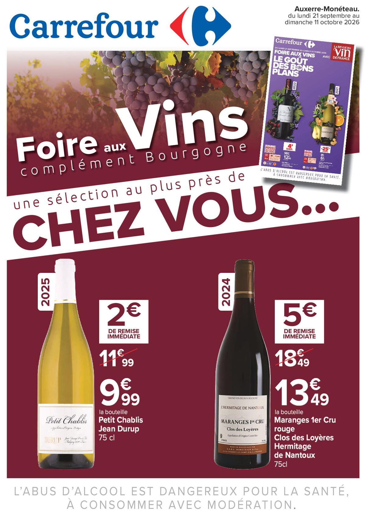 Catalogue Carrefour · Complément Foire Aux Vins