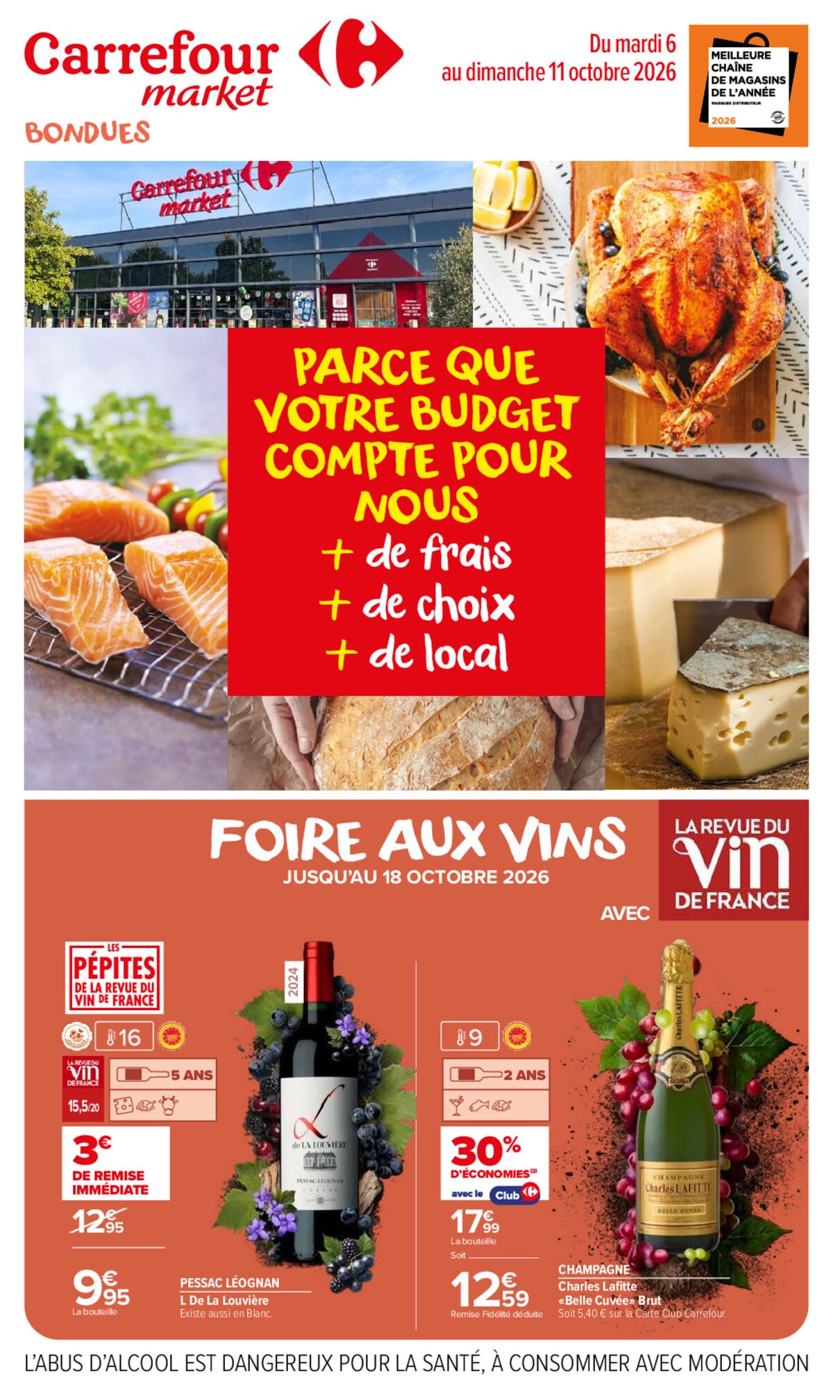Catalogue Carrefour · Les Bons Plans Carrefour Market Bondues Du 6 Au 11 Octobre