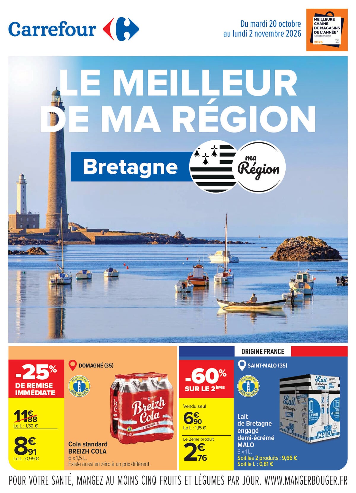 Catalogue Carrefour · Le Meilleur De Ma Région Bretagne