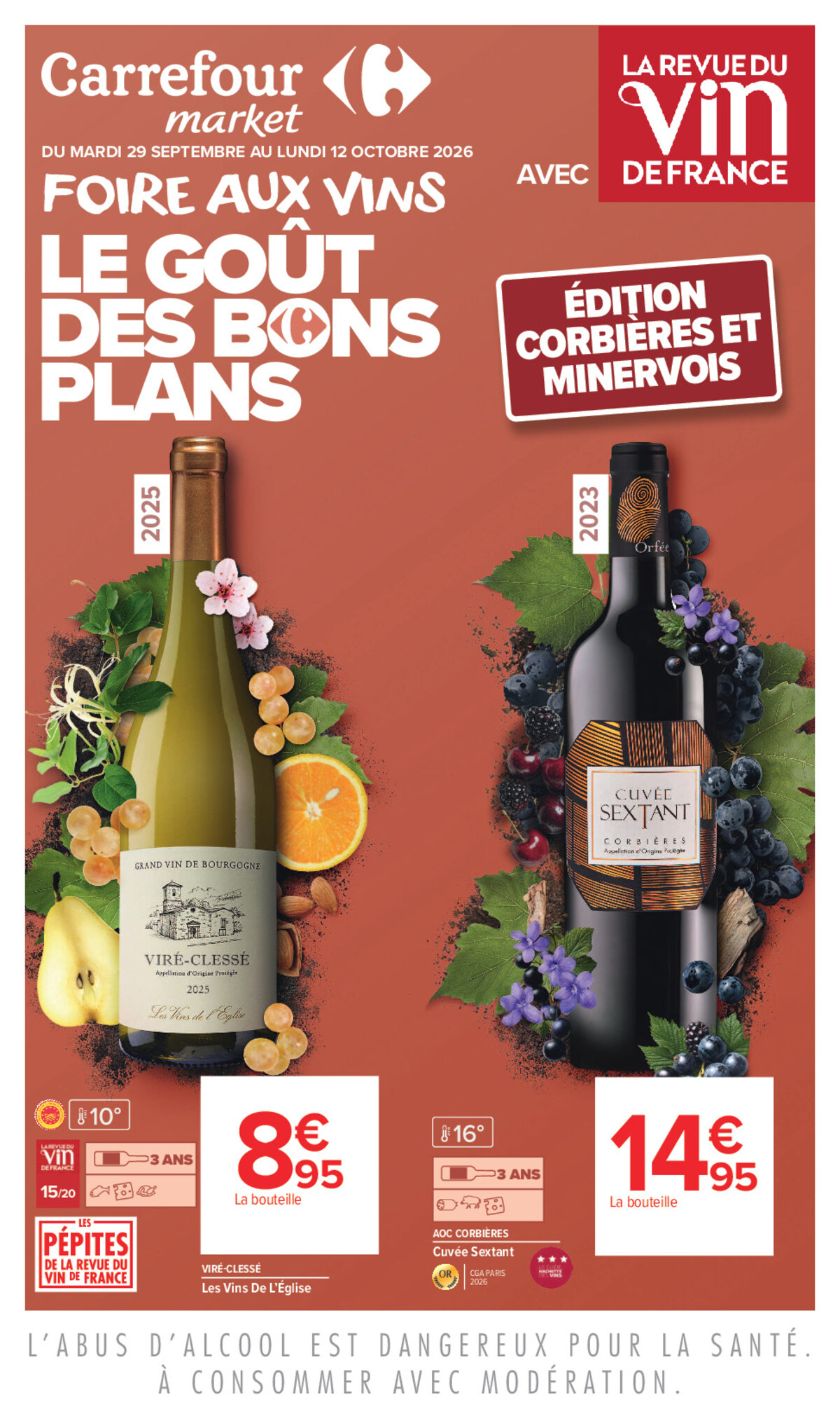 Catalogue Carrefour · Foire Aux Vins Édition Corbières Et Minervois