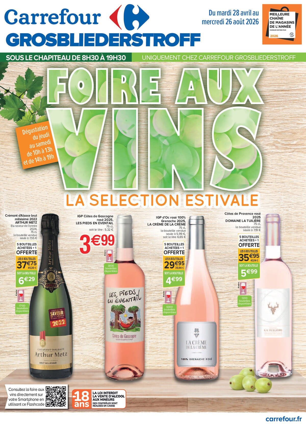 Catalogue Carrefour · Foire Aux Vins - La Sélection Estivale