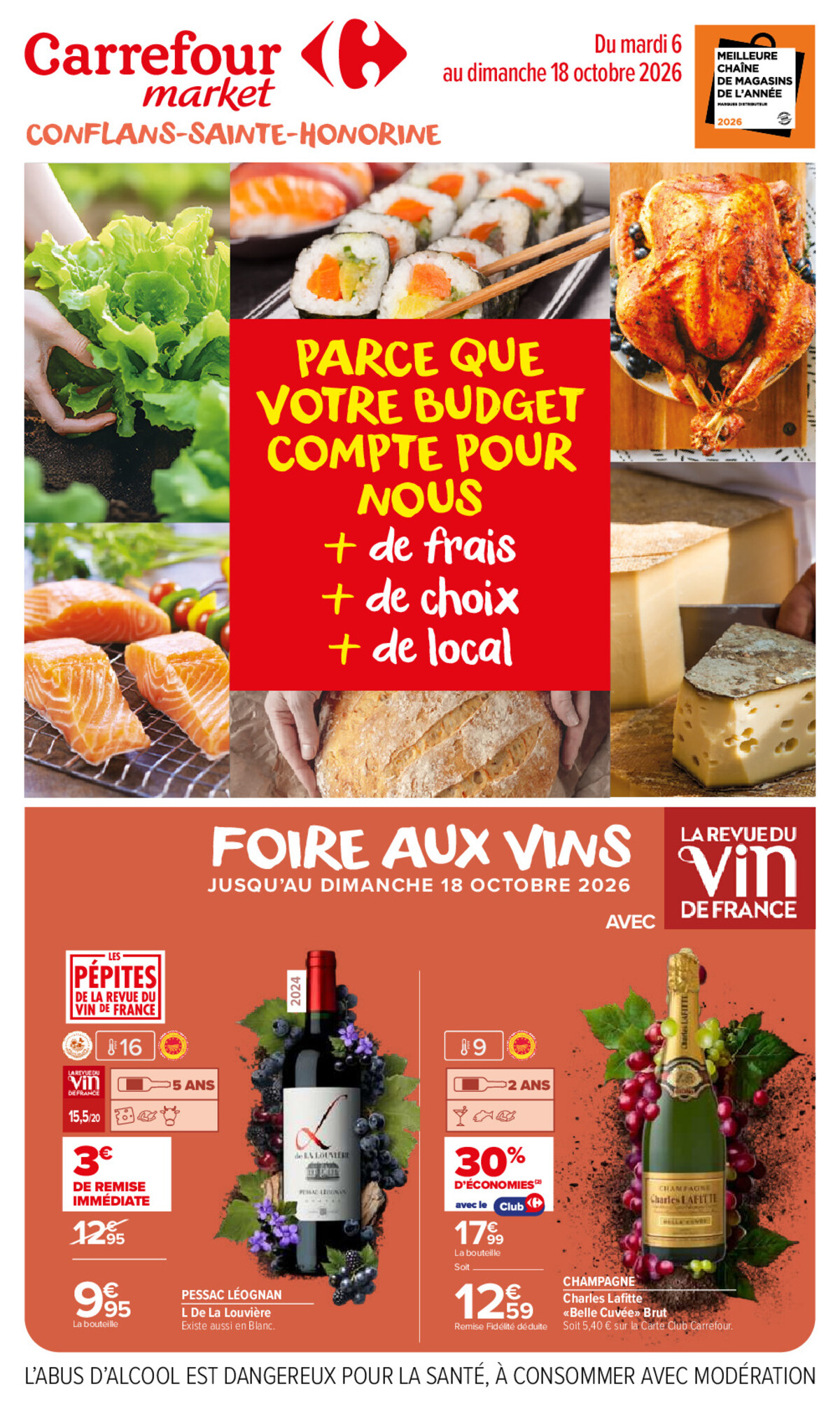 Catalogue Carrefour · Carrefour Market Conflans Ste Honorine Du 29/09 Au 04/10