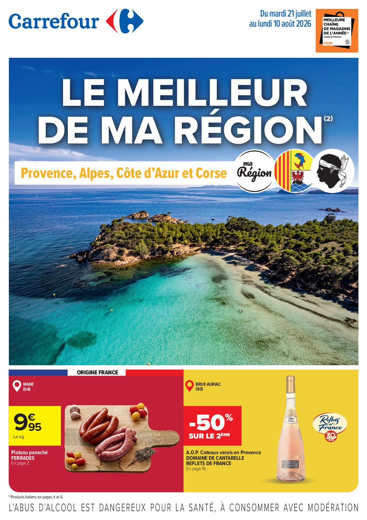 Catalogue Carrefour · Le Meilleur De Ma Région - Provence, Alpes, Côte D’Azur Et Corse